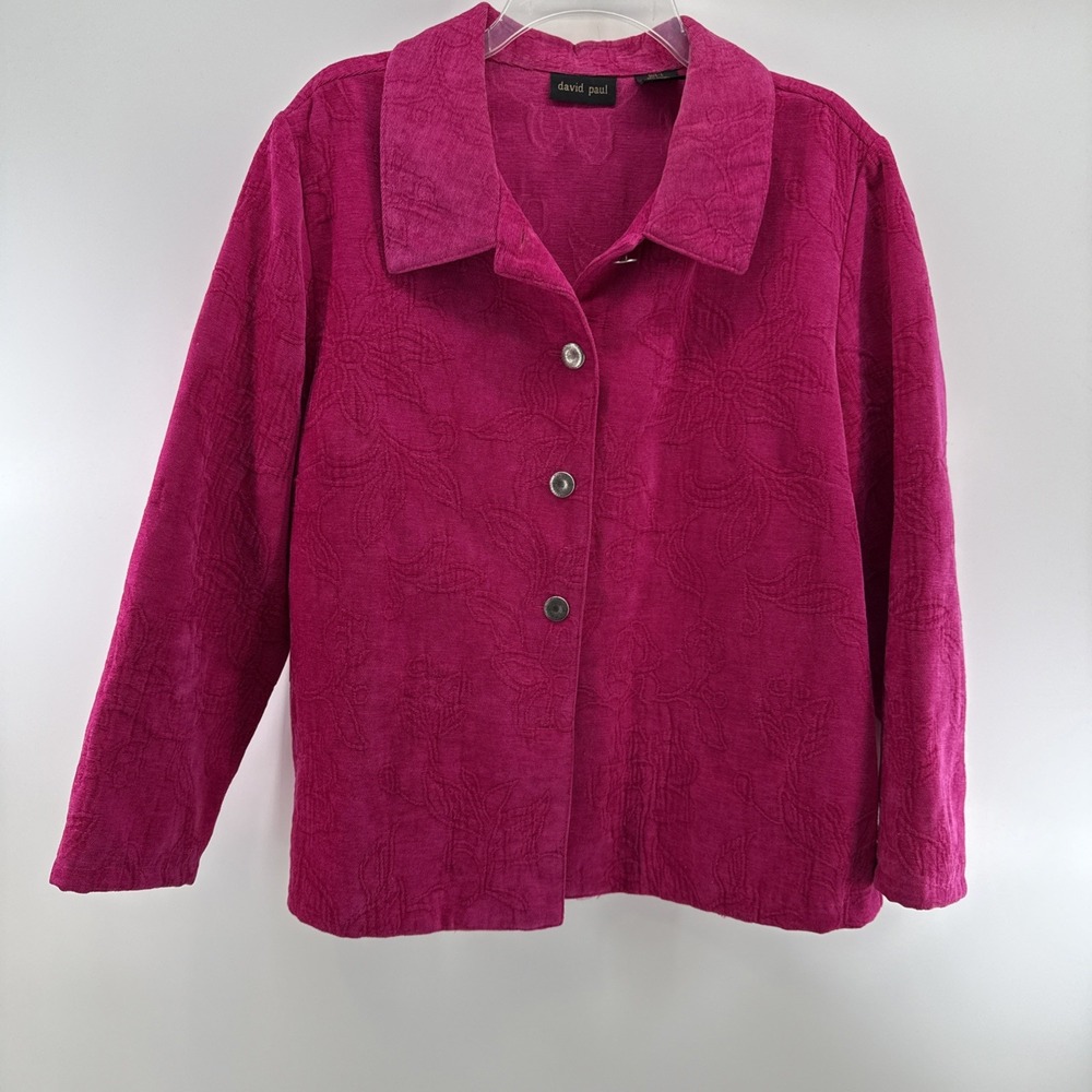 David Paul Vintage‎ Pink Jacket Size XL